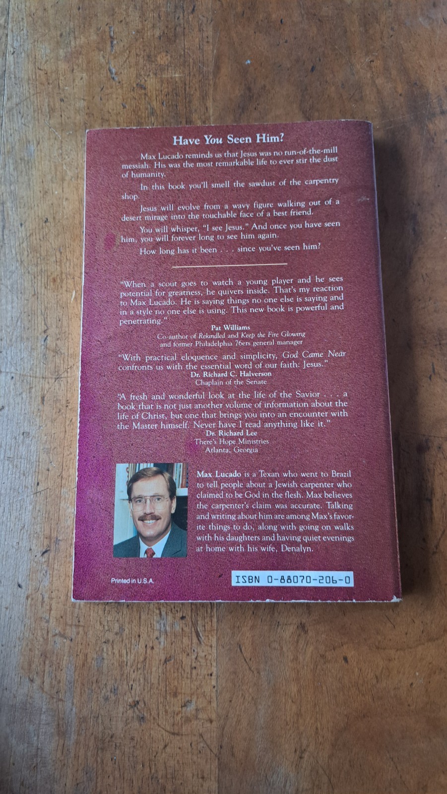 Christian Book Lot 5 Books Lucado Miller Bill Johnson Etc