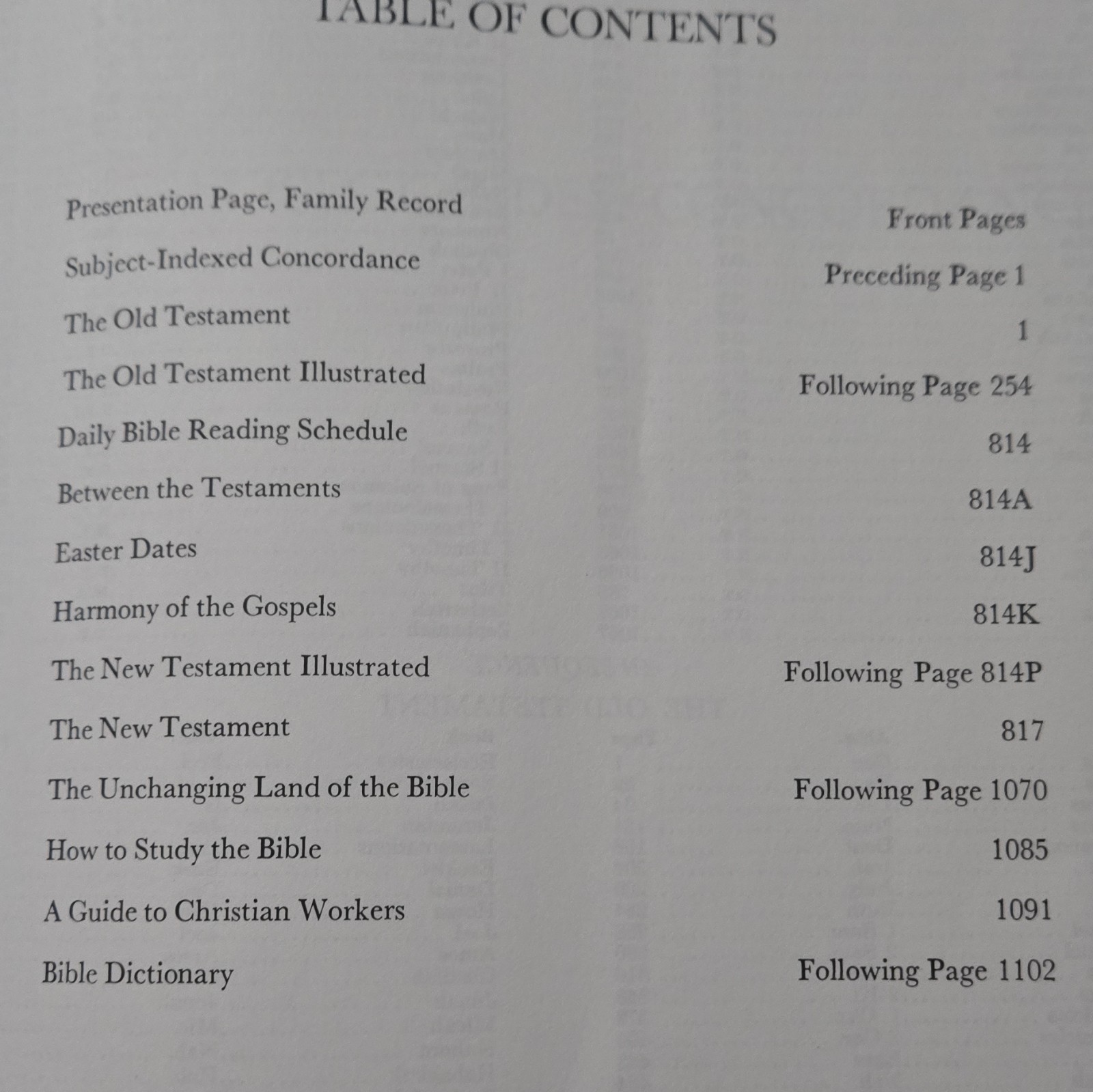 Thomas Nelson Holy Bible KJV Family Reference Edition Hardcover Red Letter