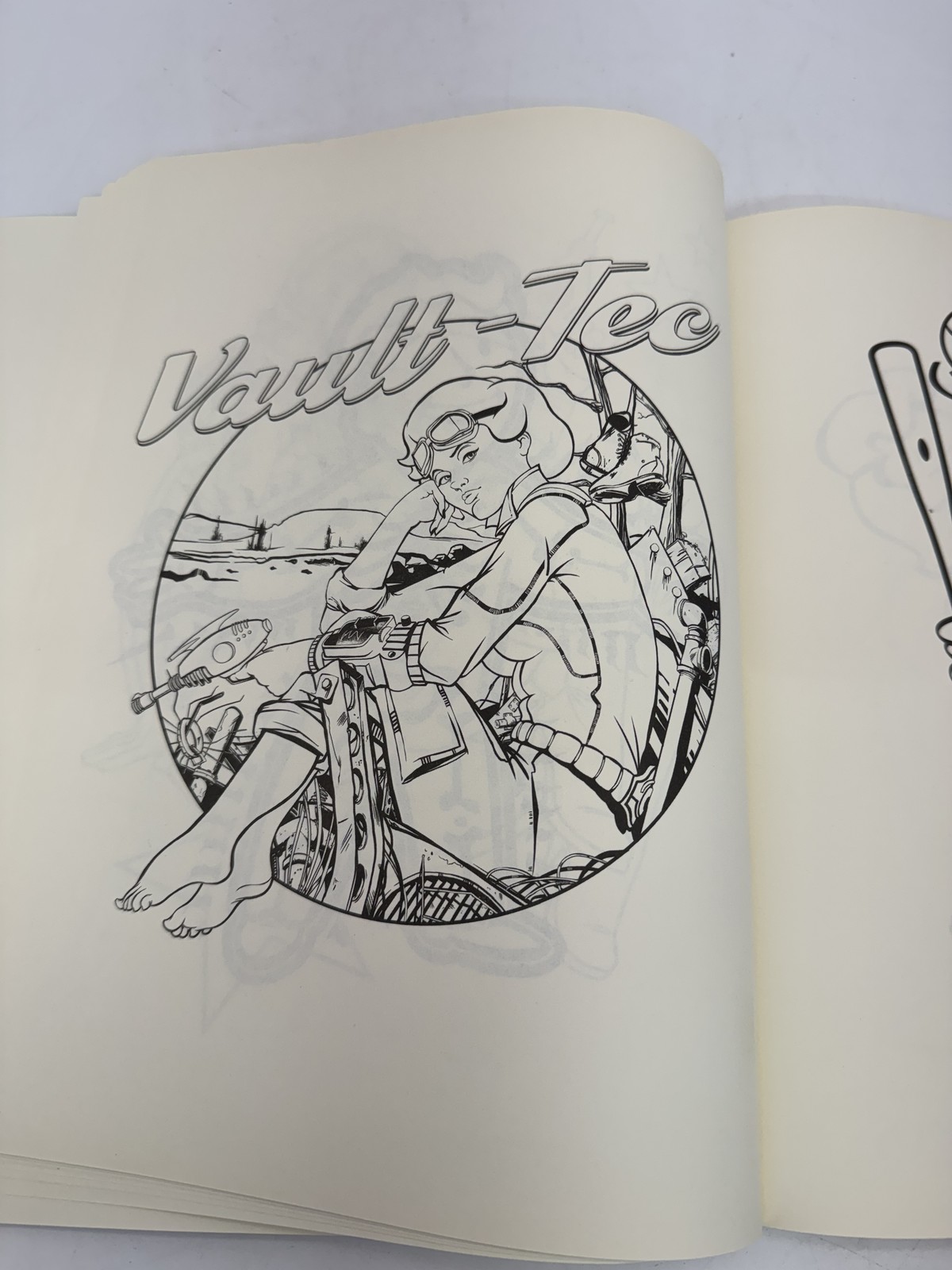 Fallout Coloring Book Bethesda ThinkGeek Video Game Art Vault-Tec Sci-Fi