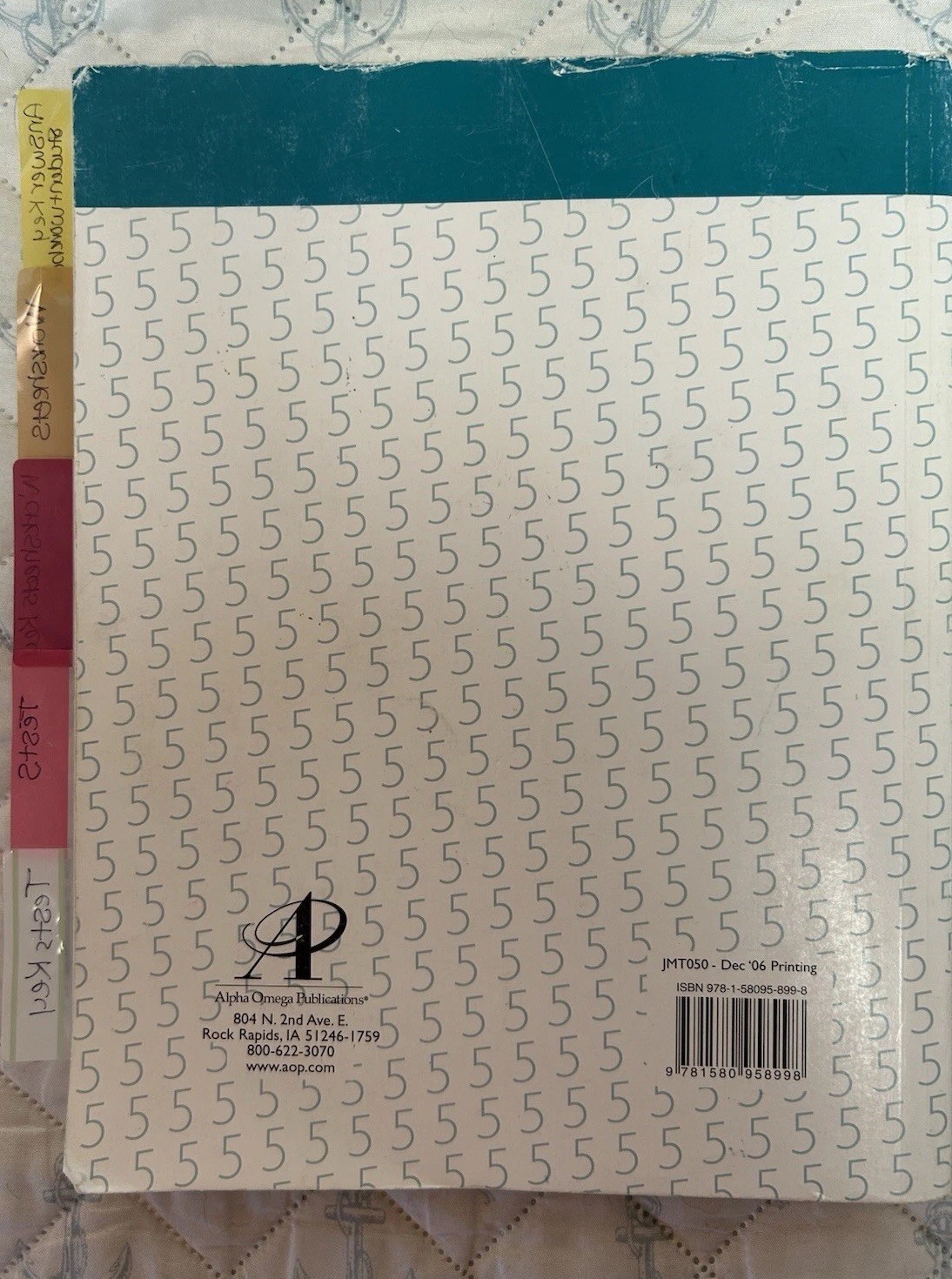 HORIZONS Math 5 Teacher’s Guide-Student Book 1 & 2-Homeschool-EUC-Set-5th Grade