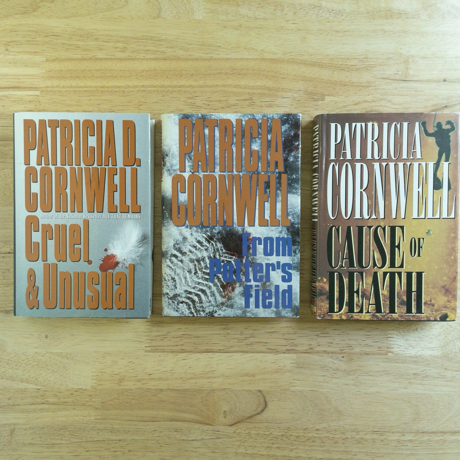 Kay Scarpetta Series by Patricia Cornwell Lot of 8 Books Hardcover w/ DJ