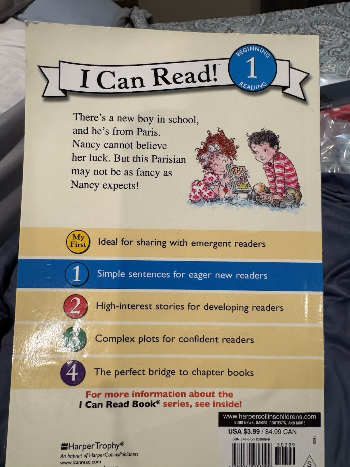 I Can Read Level 1 Ser.: Fancy Nancy and the Boy from Paris by Jane O’Connor…