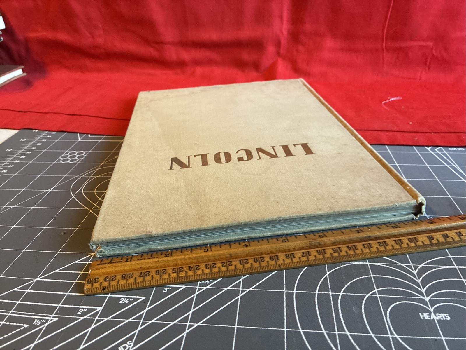 Vintage 1941 First Edition Lincoln by Stefan Lorant Hardcover Book