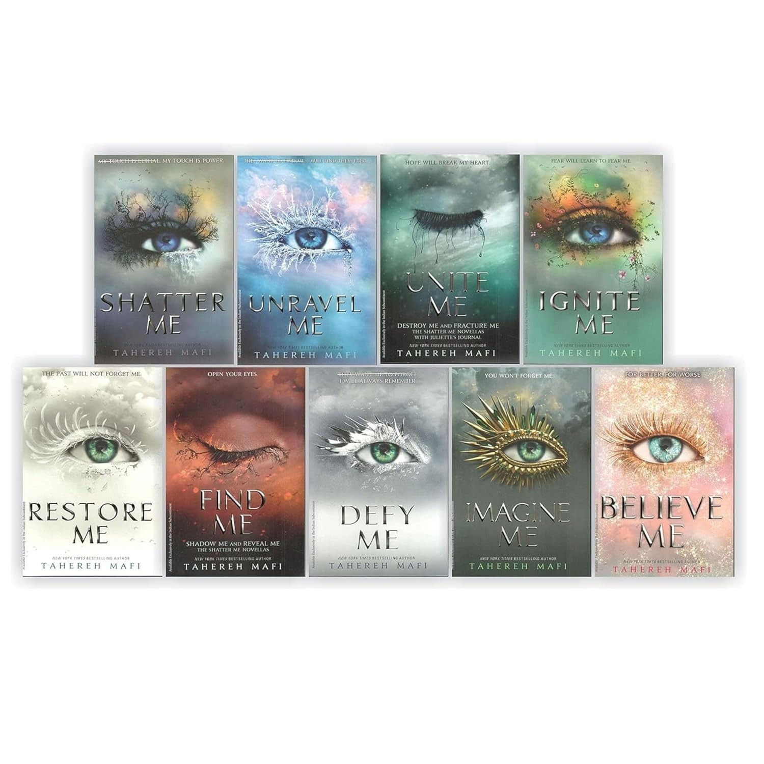 SHATTER ME THE COMPLETE COLLECTION 9 VOLUMES