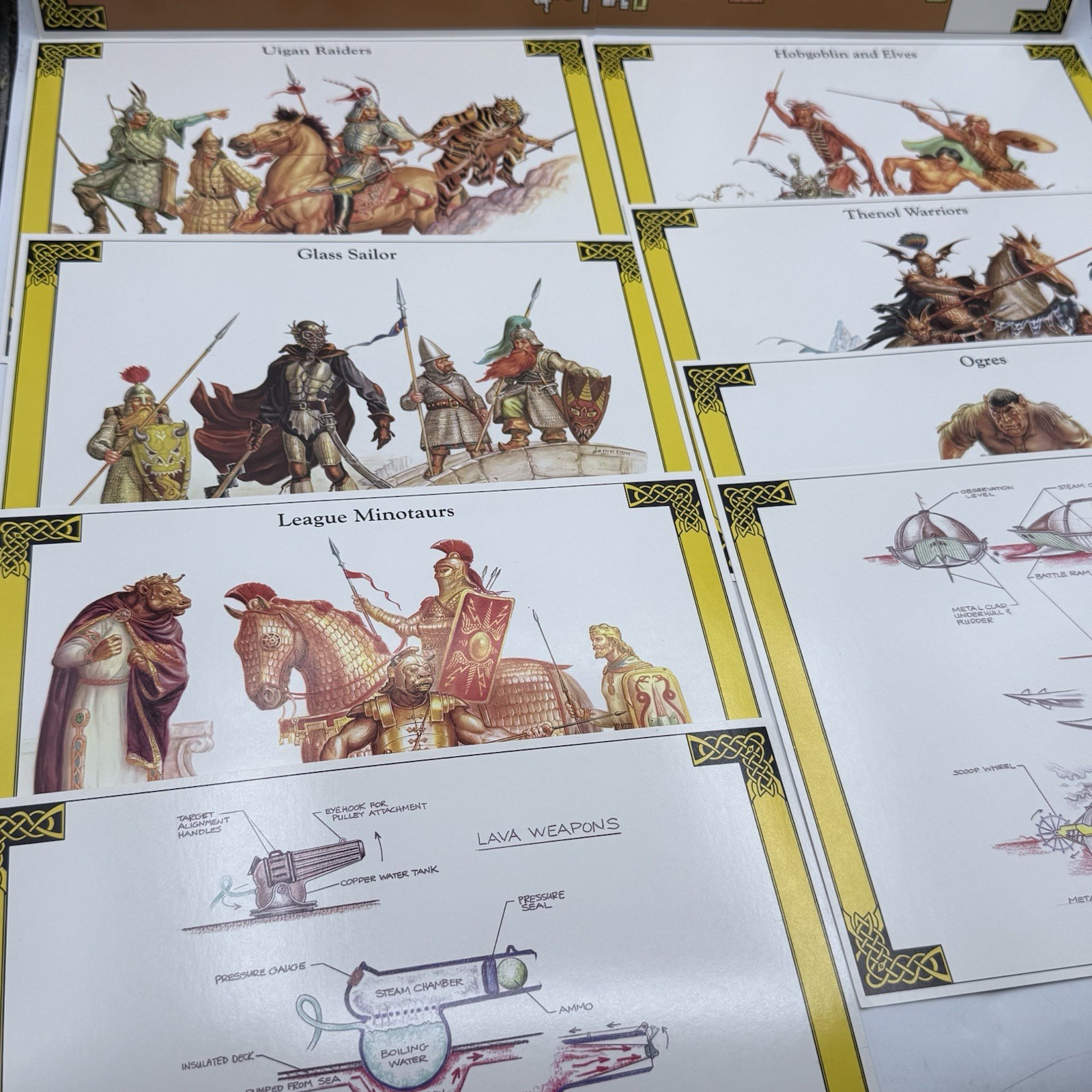 AD&D Dragonlance Tales Of The Lance Boxed Set 1074 TSR Cards Posters Only 1992