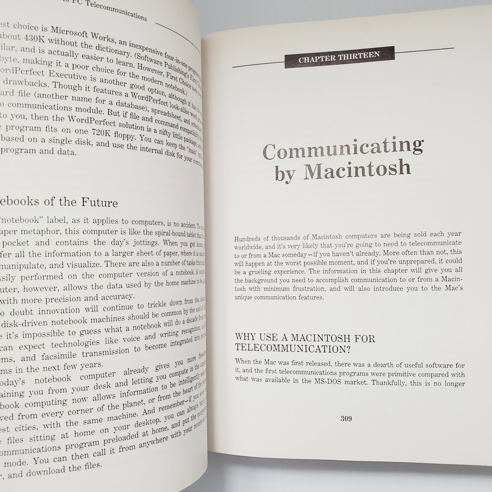 Dvorak’s Guide to PC Telecommunications Book Vintage 1990 Technology Computer