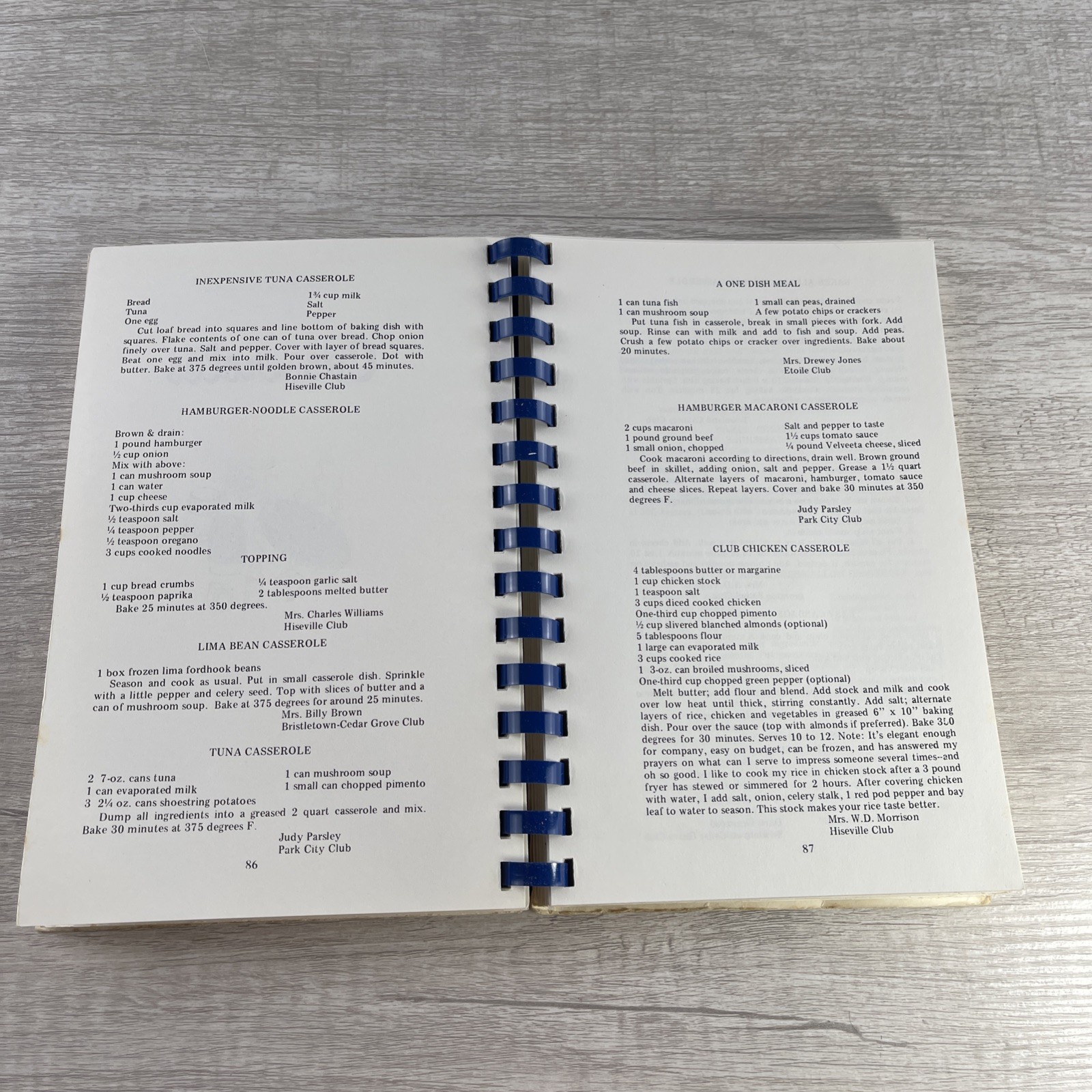 VTG Barren County Homemakers Bicentennial Recipe Cookbook 1976 Pages 212