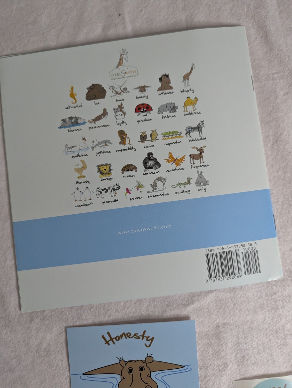 Home School Teachers Cloud 9 world character book HONESTY 2nd-5th grade kit