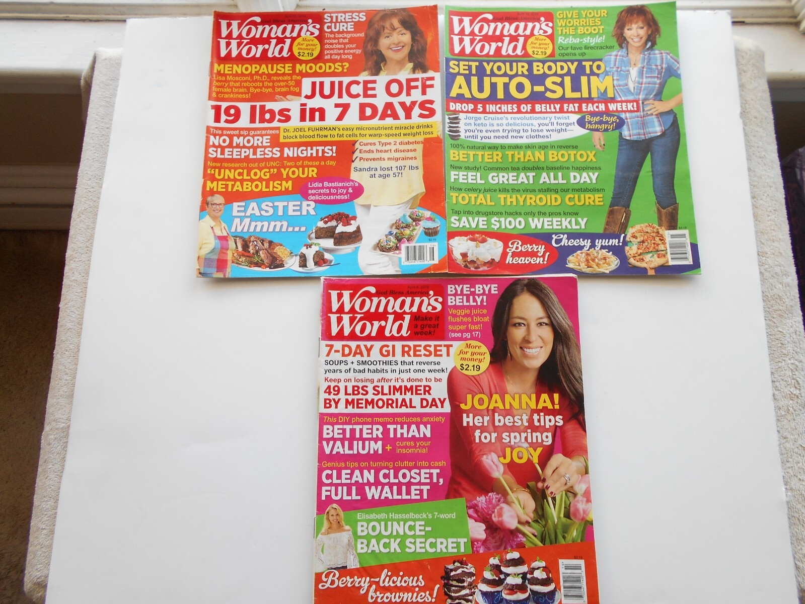 WOMAN’S WORLD Magazine LOT 15—DECEMBER 9,2019–NOVEMBER 8,2021–(#6)