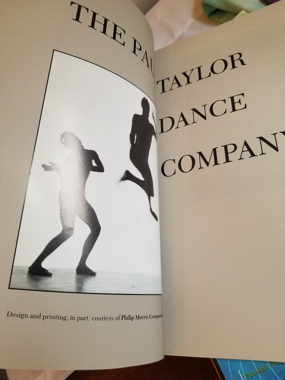 Vintage 1990 Paul Taylor Dance Company Foundation History Annie Liebovitz pics