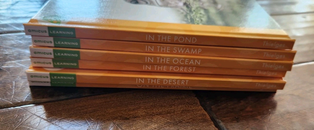 Amicus Learning Hardcover Book Lot Of 6 New “In The” Series Thielges