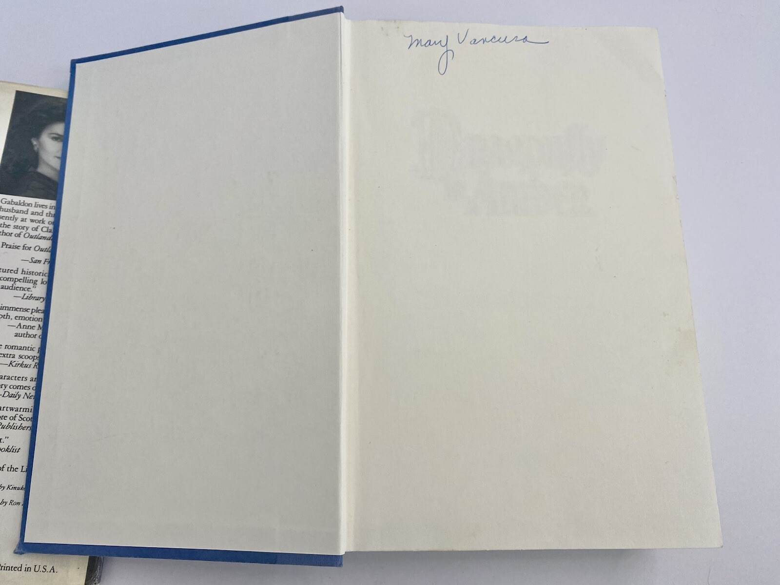 Diana Gabaldon Dragonfly In Amber Hardcover Book 1st Edition First Printing