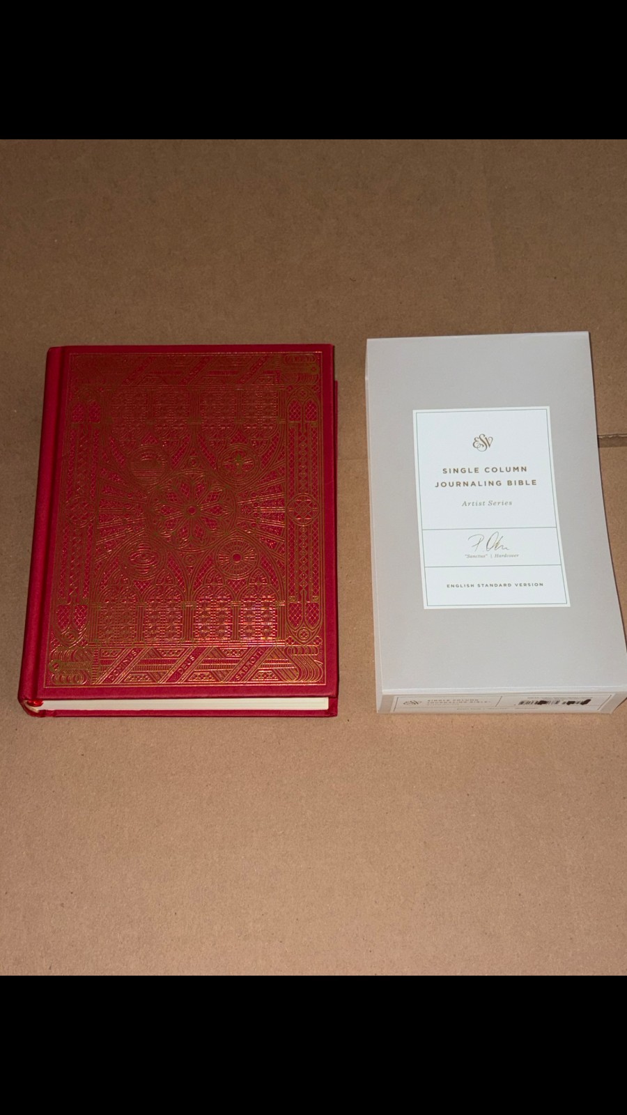 Crossway ESV Single Column Journaling Bible, Artist Series (Peter Voth, Sanctus)