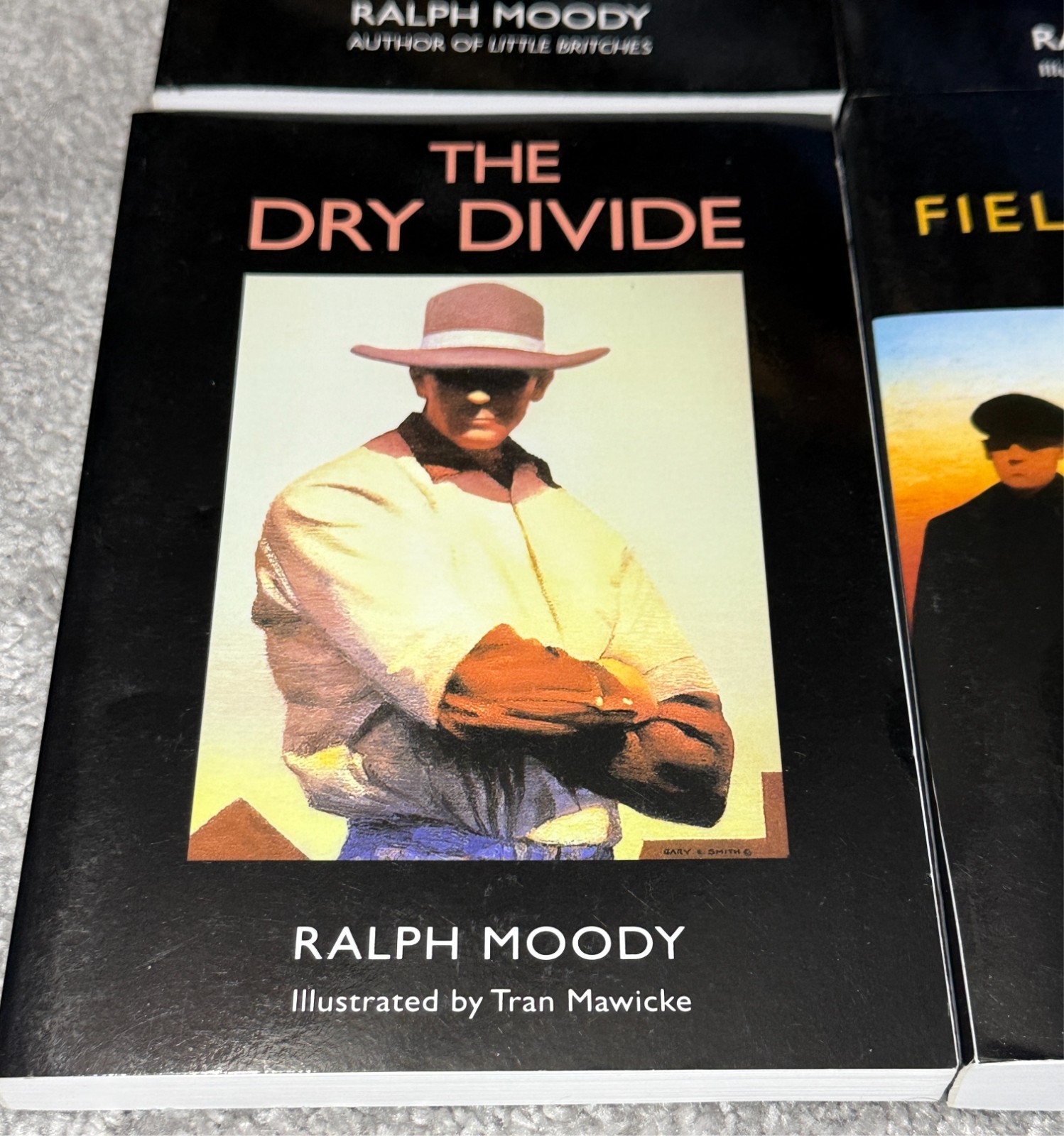 Ralph Moody Lot of 4 Paperback Books Dry Divide Fields Of Home Horse Nickel Bush