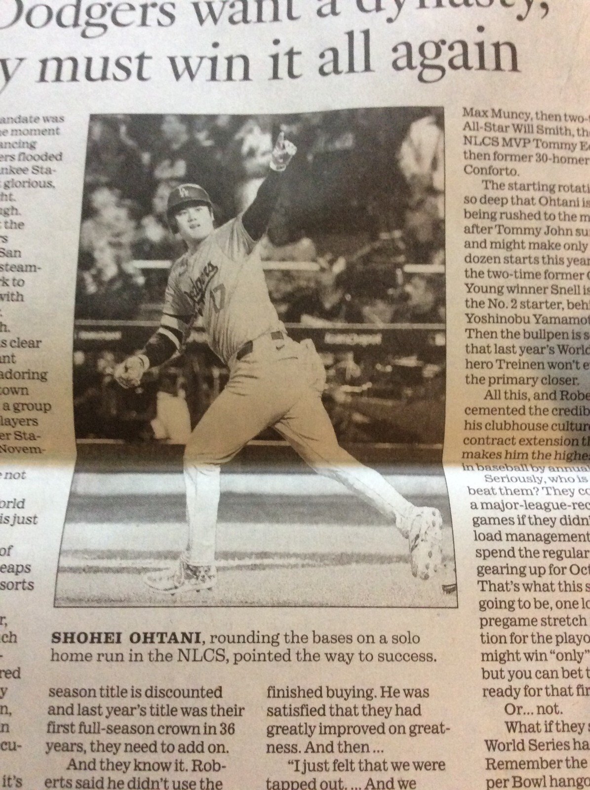 LA TIMES DODGERS PREVIEW MARCH 23 2025 SHOHEI OHTANI MOOKIE BETTS