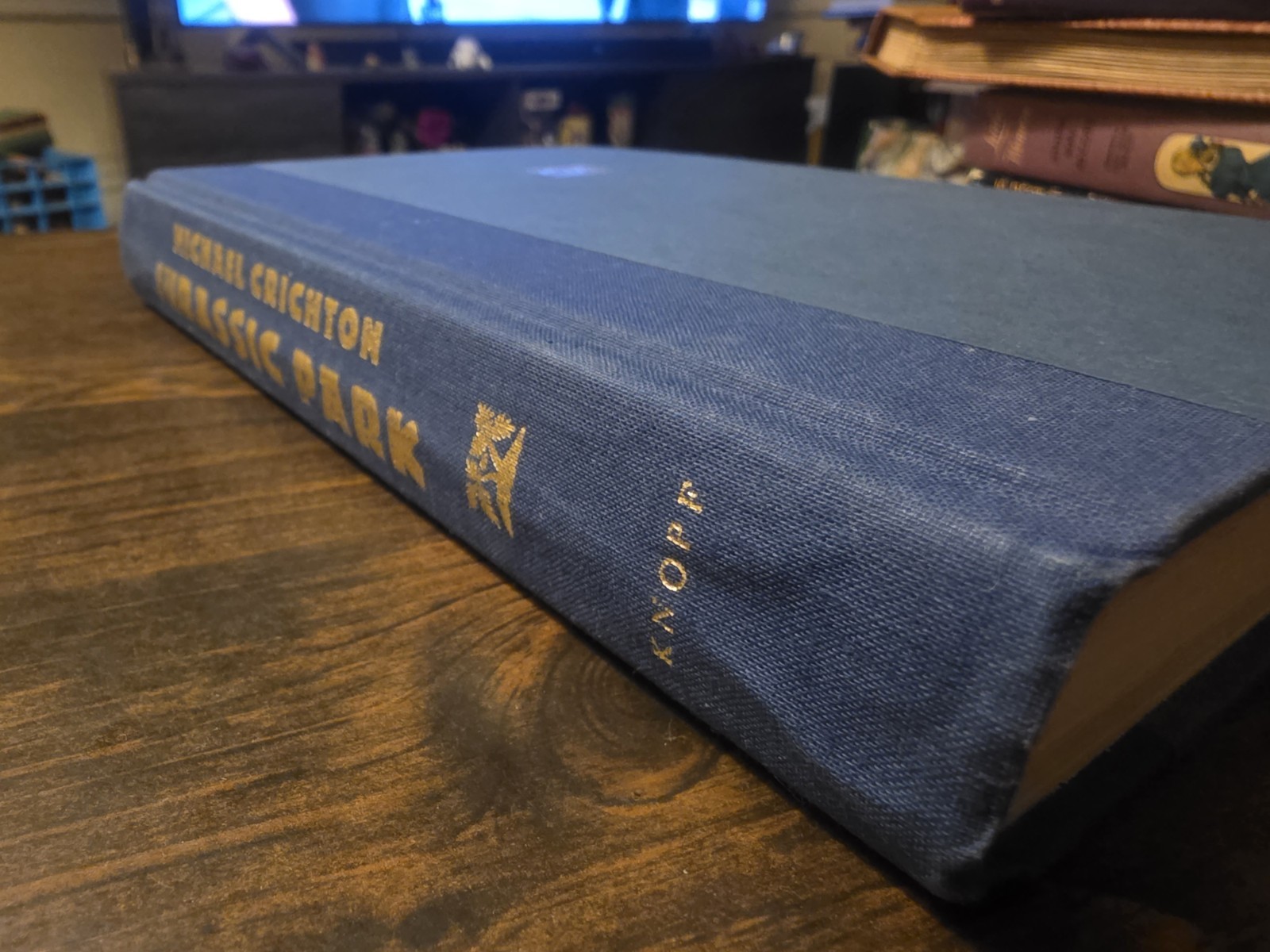 Jurassic Park by Michael Crichton HCDJ 1990 First Edition First Print