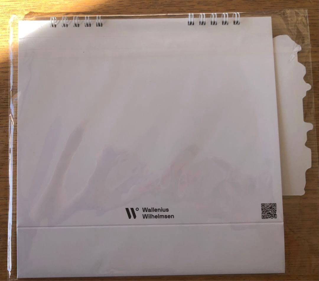 Wallenius Wilhelmsen 2026 Desk Calendar Two-Month Flip Open Size:22cm