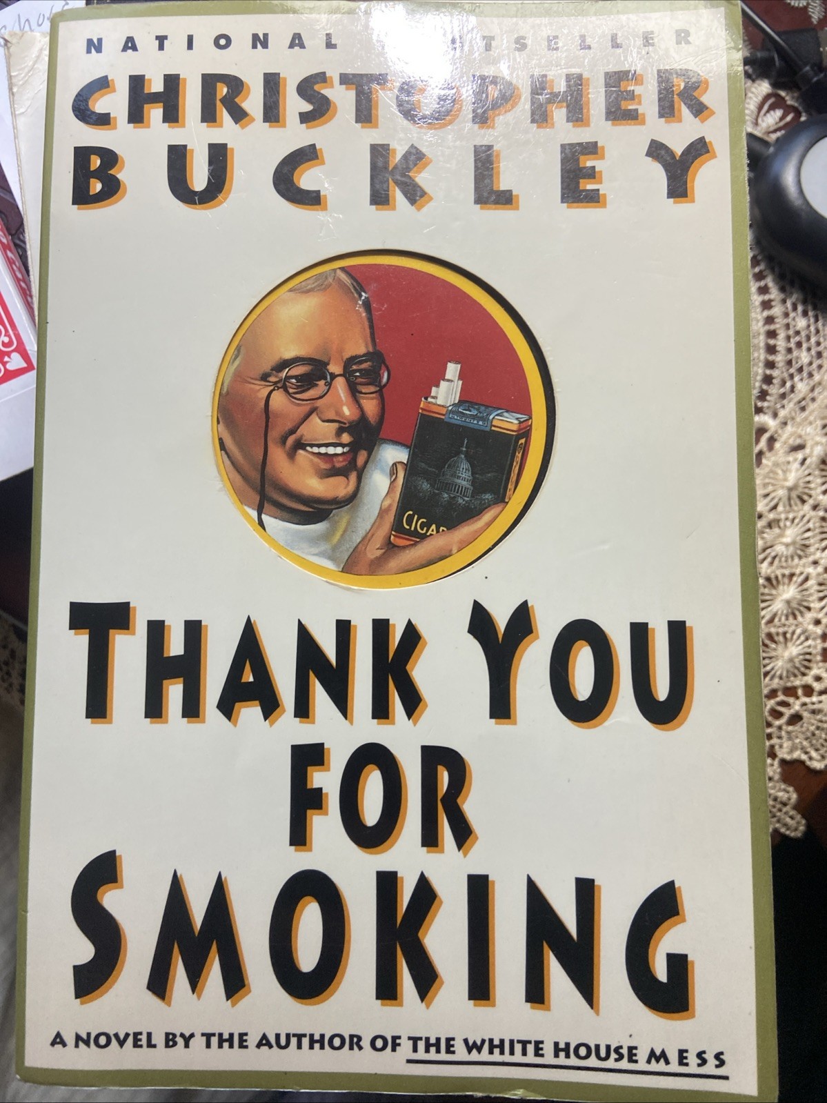 Thank You for Smoking by Christopher Buckley (1995, Trade Paperback)