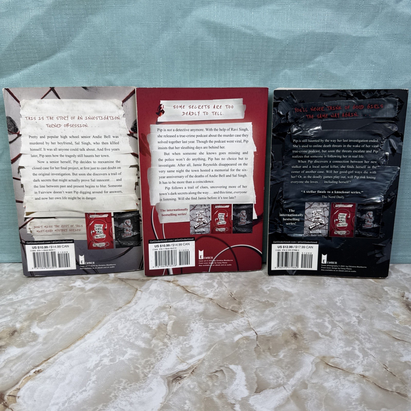 A Good Girl’s Guide to Murder Series by Holly Jackson Paperback Set Trilogy