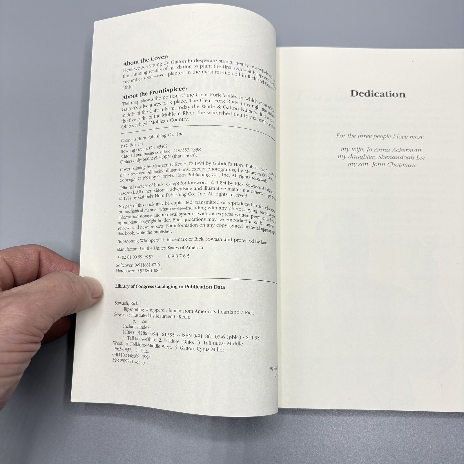 Ripsnorting Whoppers! Humor from America’s Heartland Rick Sowash Signed PB Book