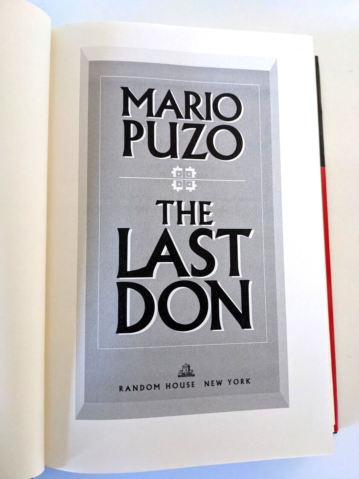 The Last Don by Mario Puzo (1996, Hardcover) Random House 482 Pages USA