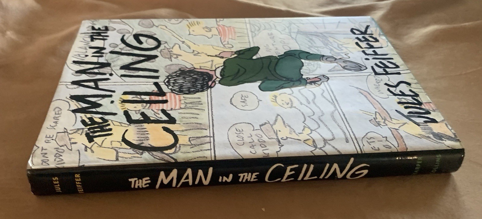 The Man in the Ceiling SIGNED by Jules Feiffer (1993, HCDJ 1st ed)