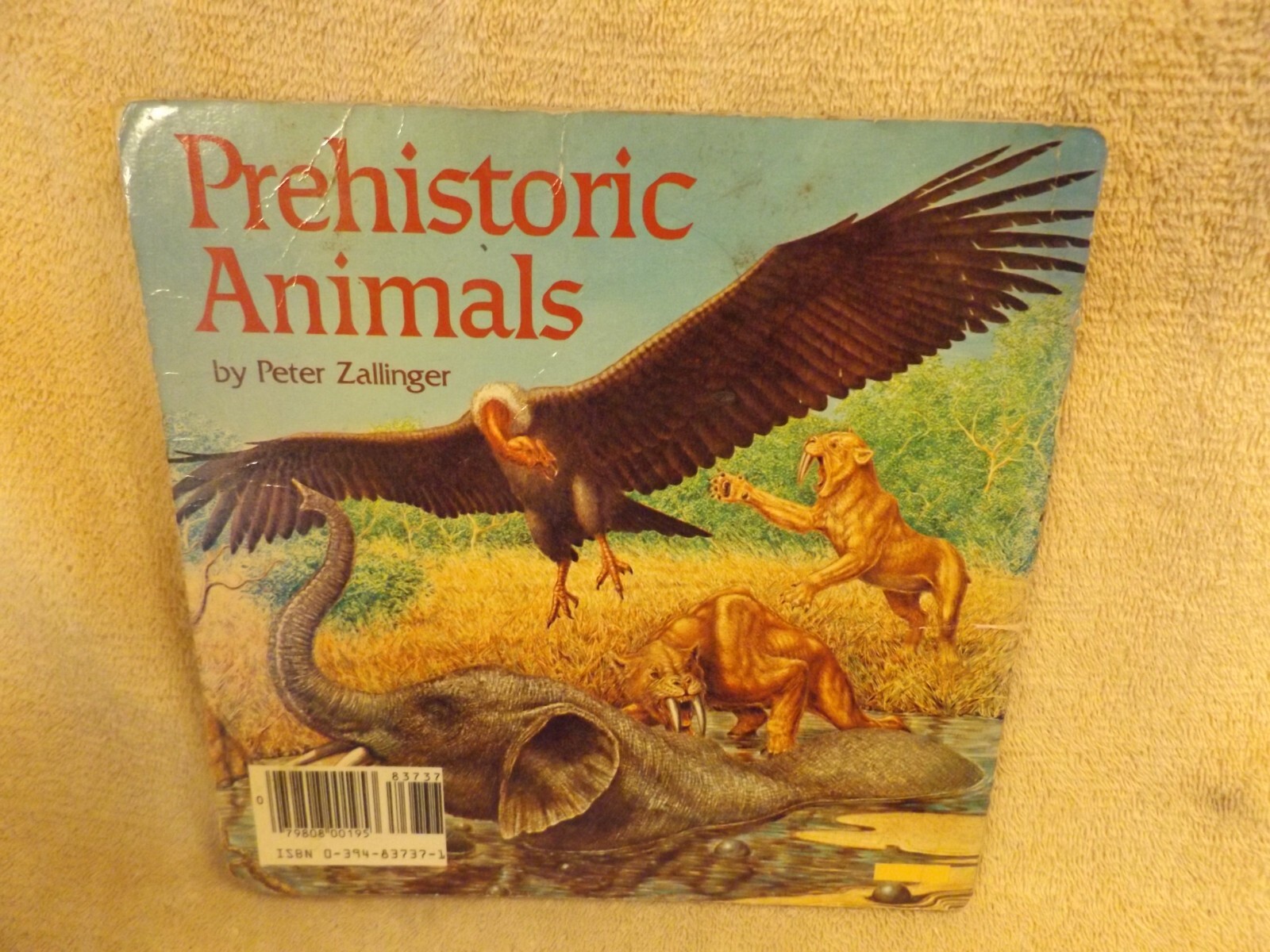 PREHISTORIC ANIMALS by Peter Zallinger 1978 Random House softcover