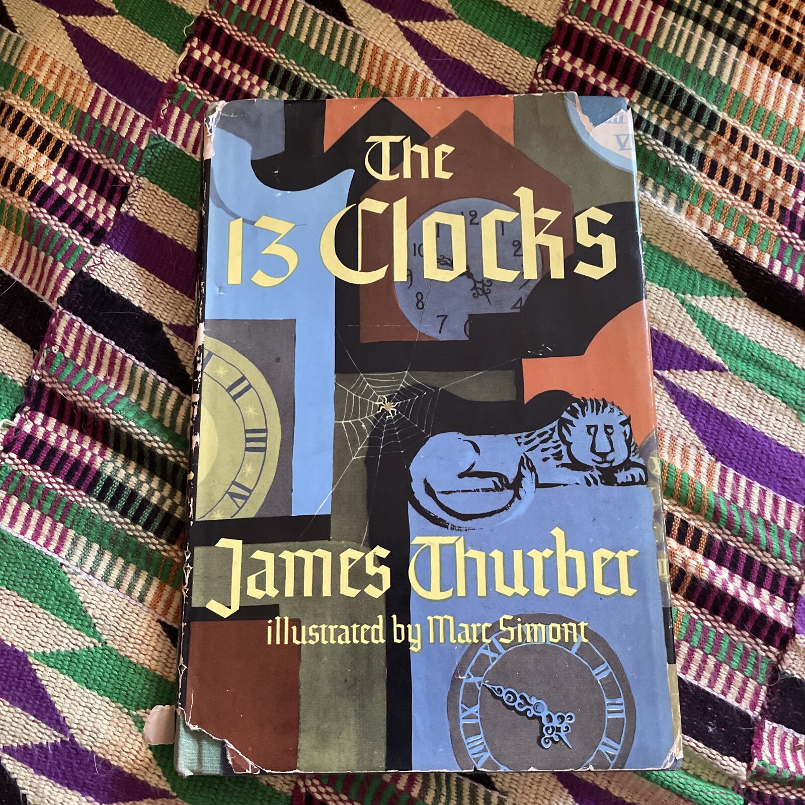 1950 The 13 Clocks by James Thurber Marc Simont Illustrator HC DJ 4th Printing