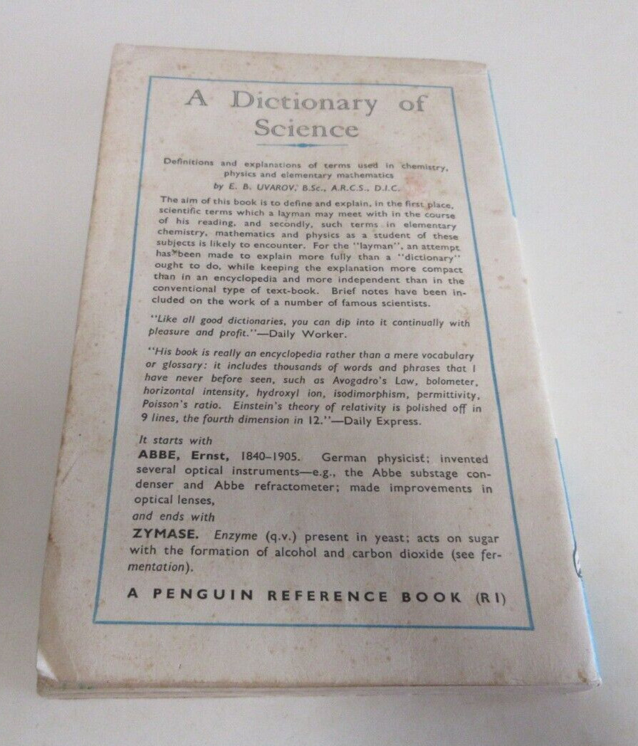 Plastics – by Yarsley and Couzens – Pelican Books – 159 Pages – Vintage – 1945