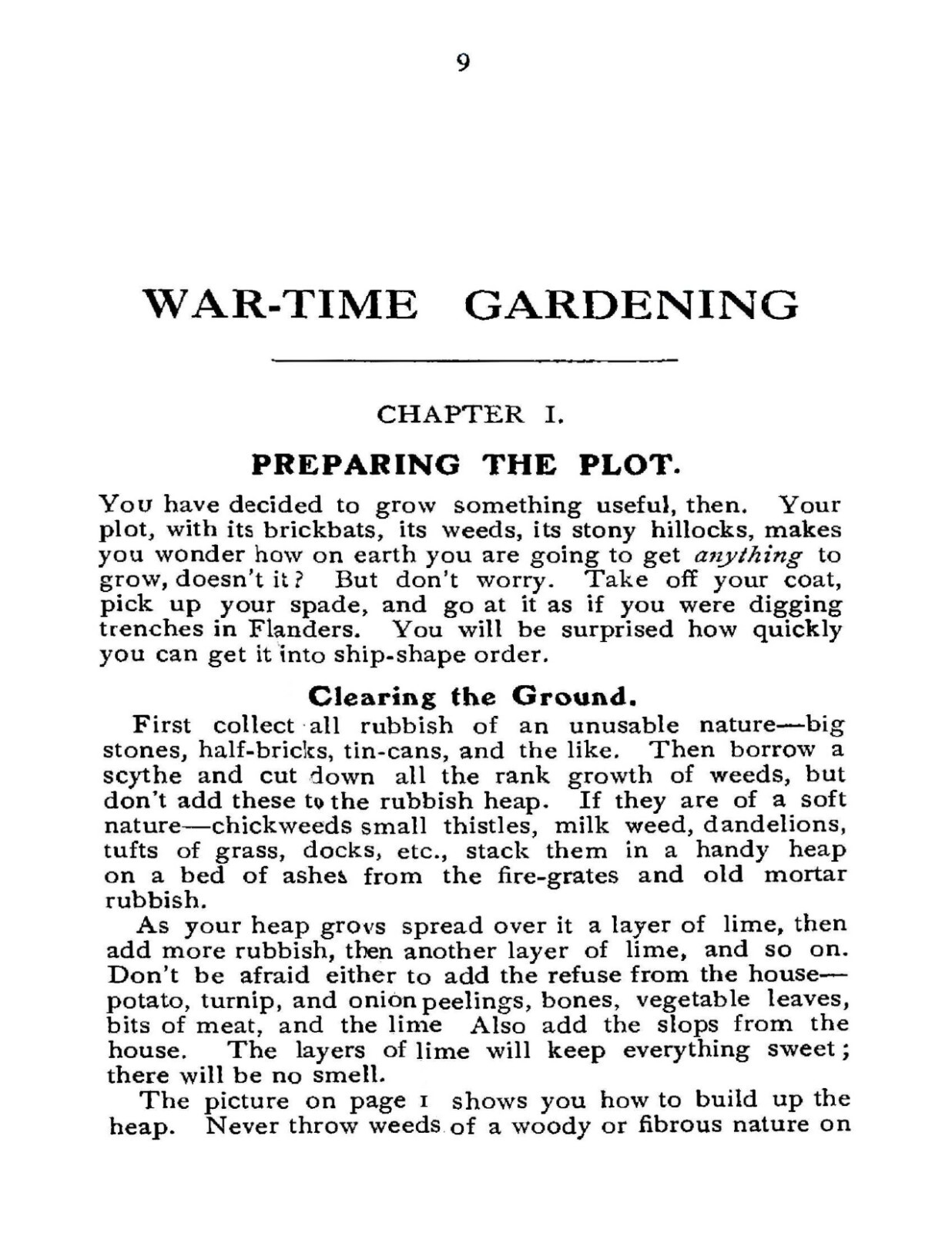 War Time Gardening How To Grow Your Own Food “1915” 62 Pages