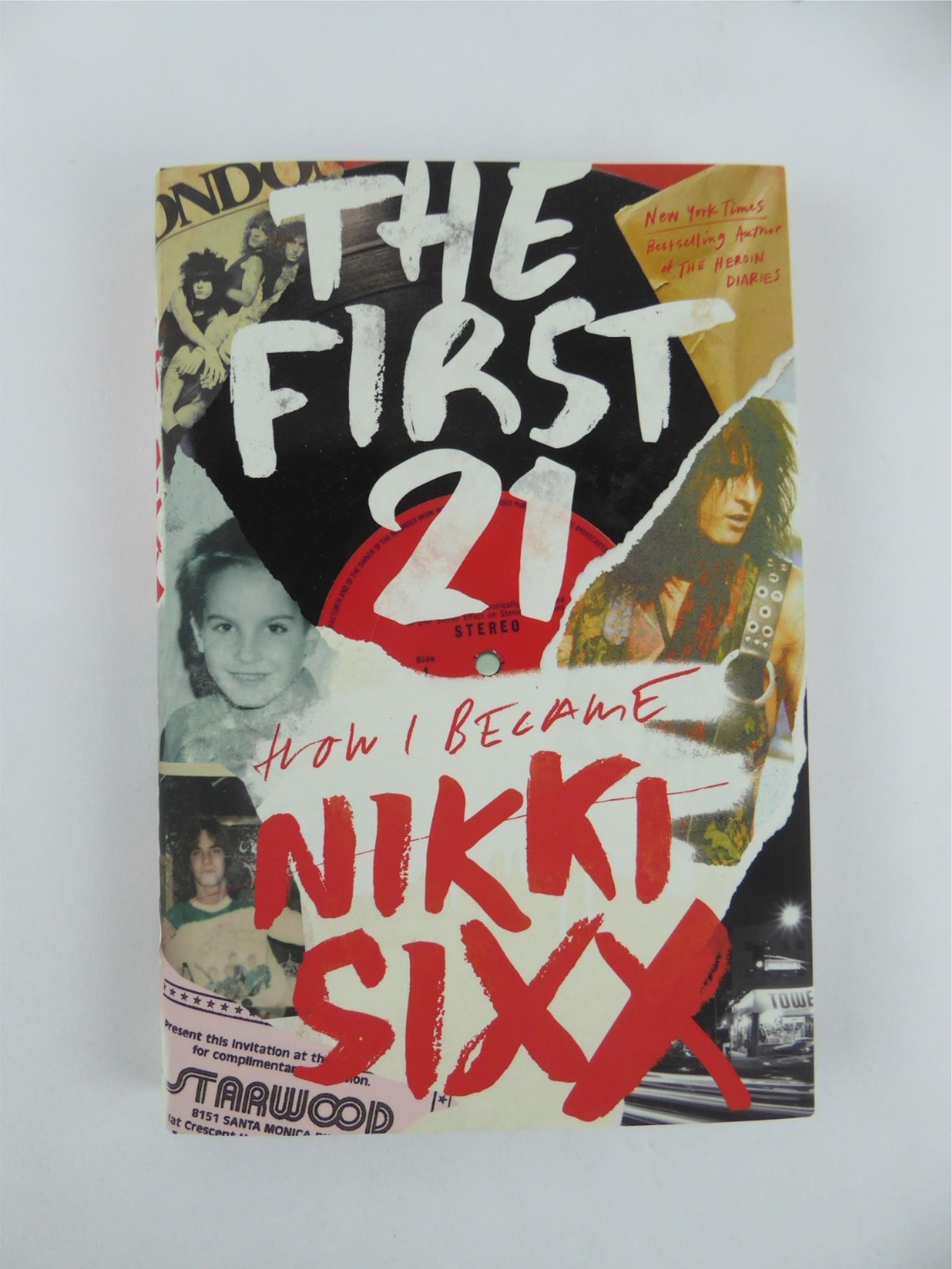 Nikki Sixx Signed The First 21 2021 HC Book 1st Edition Motley Crue JSA COA