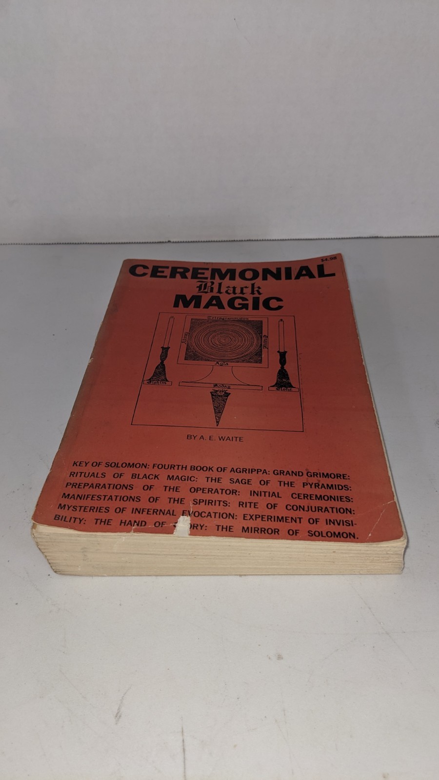 RARE Ceremonial Black Magic by A. E. Waite Occult Ritual Paperback 1969 1st Ed.