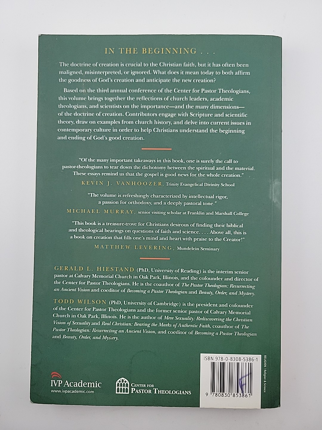 Creation and Doxology: The Beginning and End of God’s Good World (Paperback)