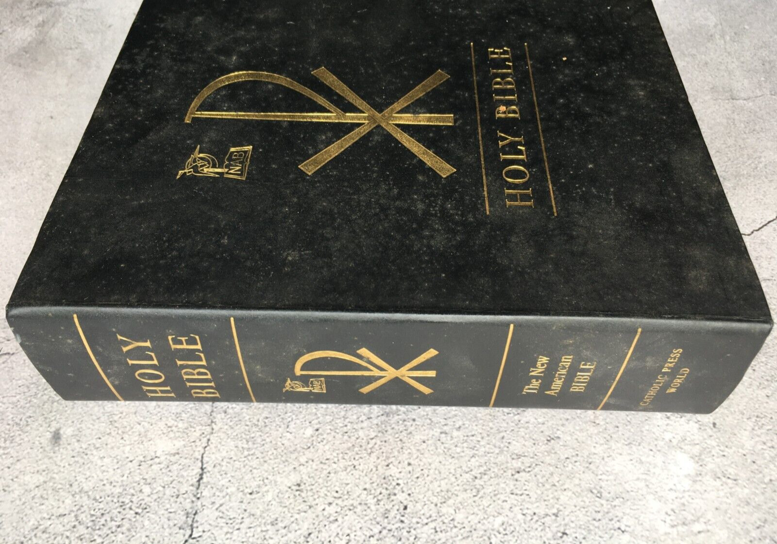 Holy Bible New American Bible NAB Catholic Press World 1971 First Edition