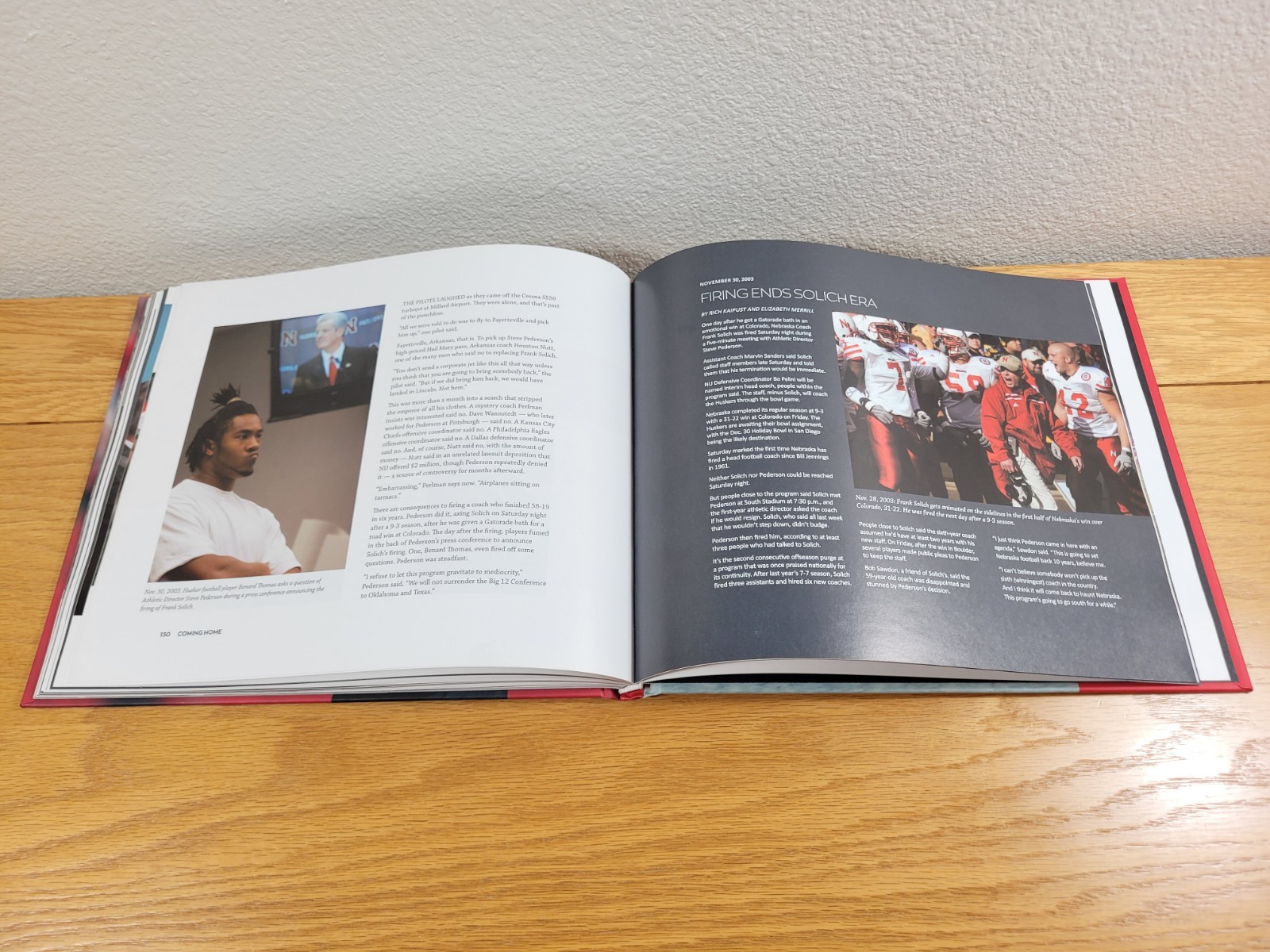 Nebraska Cornhuskers Hardcover Book Scott Frost : A Husker’s Journey Home (2018)