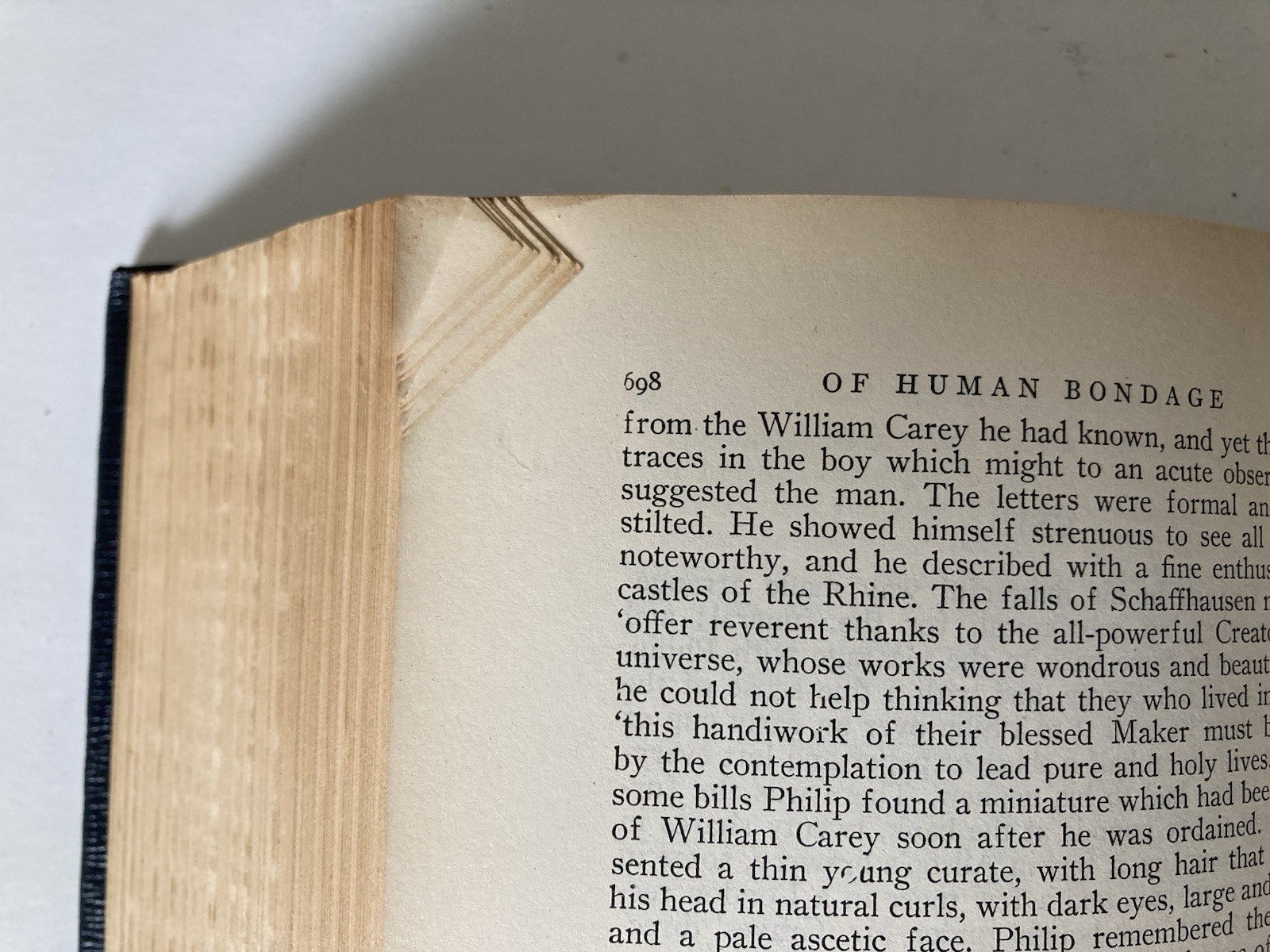 Antique 1915 Of Human Bondage by W. Somerset Maugham Hardcover Book