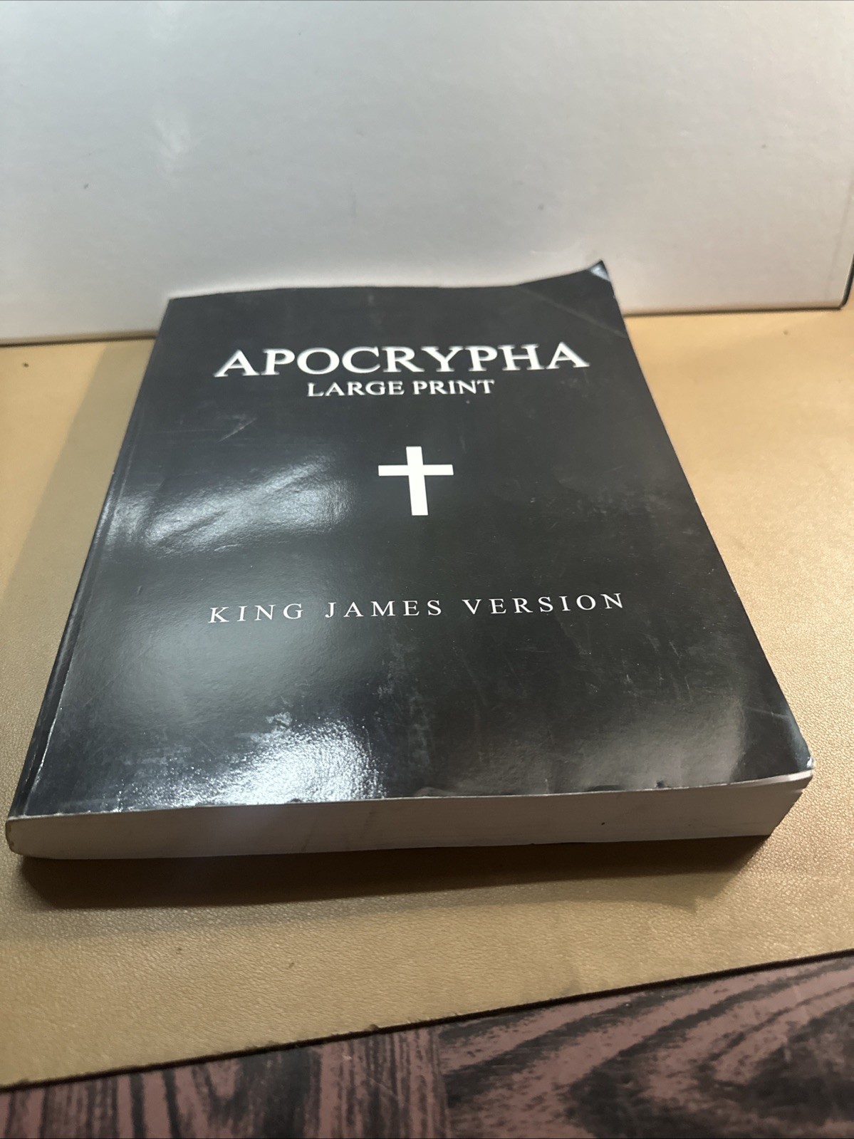 Apocrypha (Large Print): King James Version by King James Hardcover Mint Shape!