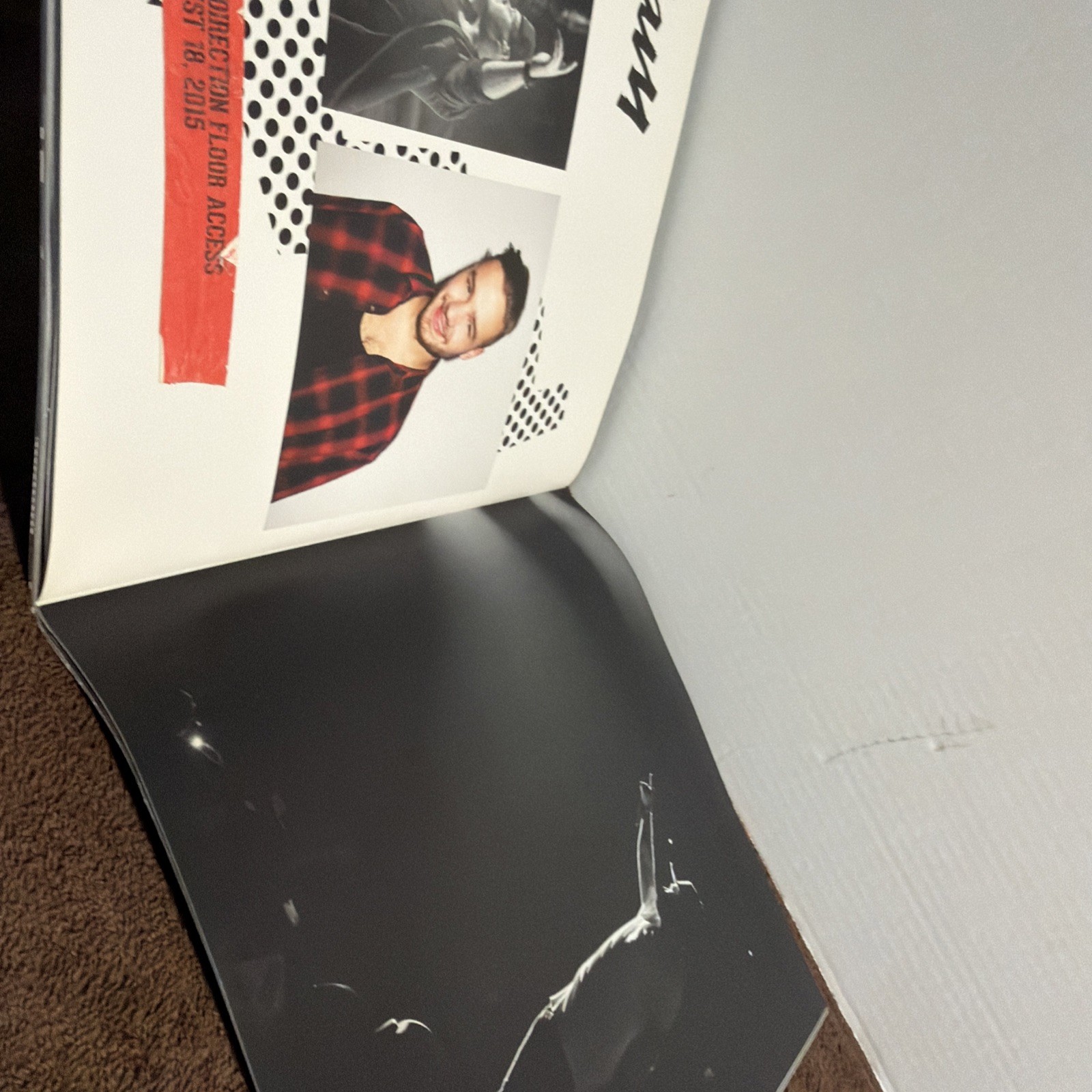 ONE DIRECTION ON THE ROAD AGAIN TOUR 2015 PROGRAM SOUVENIR BOOK