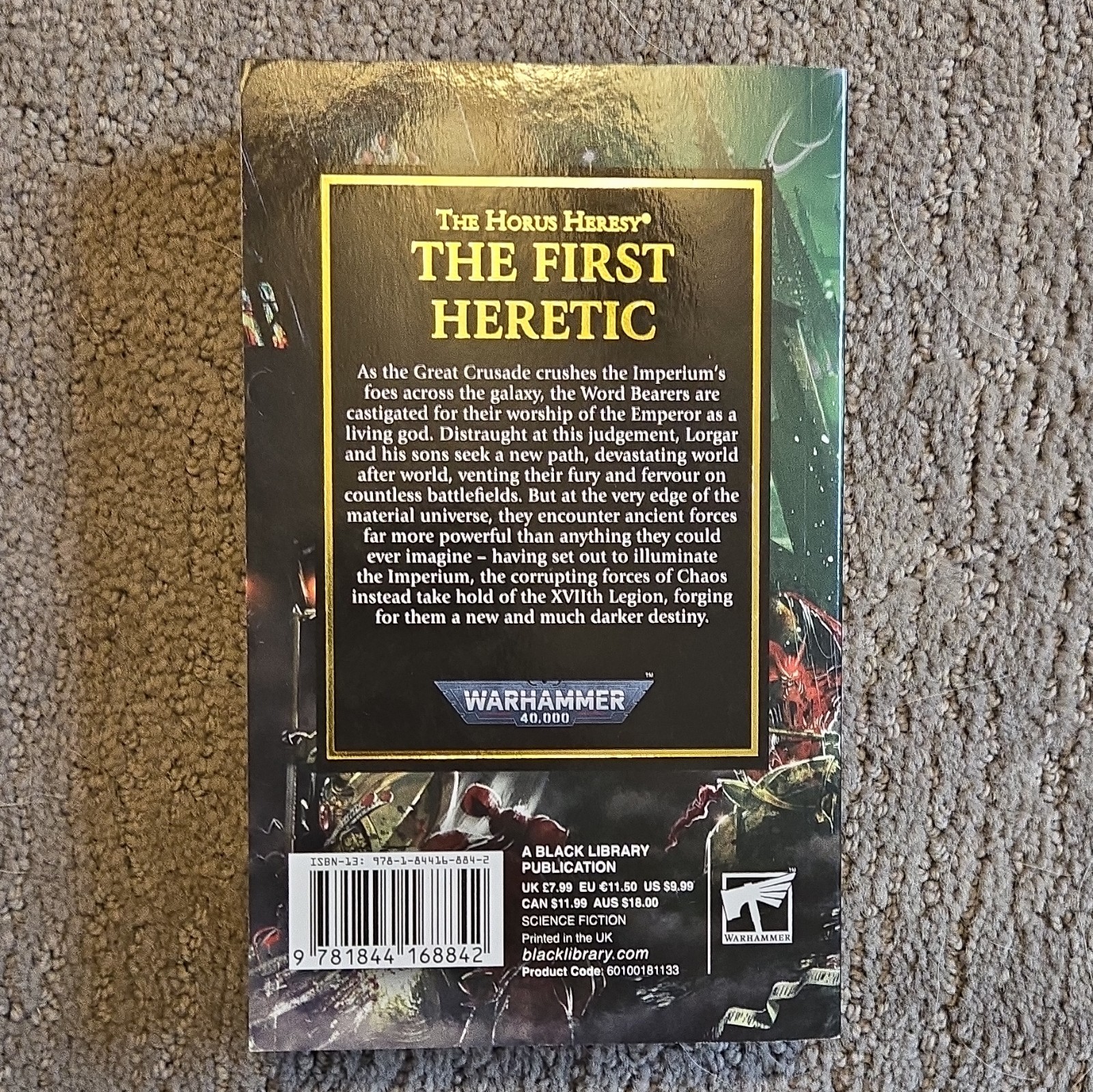 The Horus Heresy: The First Heretic by Aaron Dembski-Bowden (Mass Paperback)