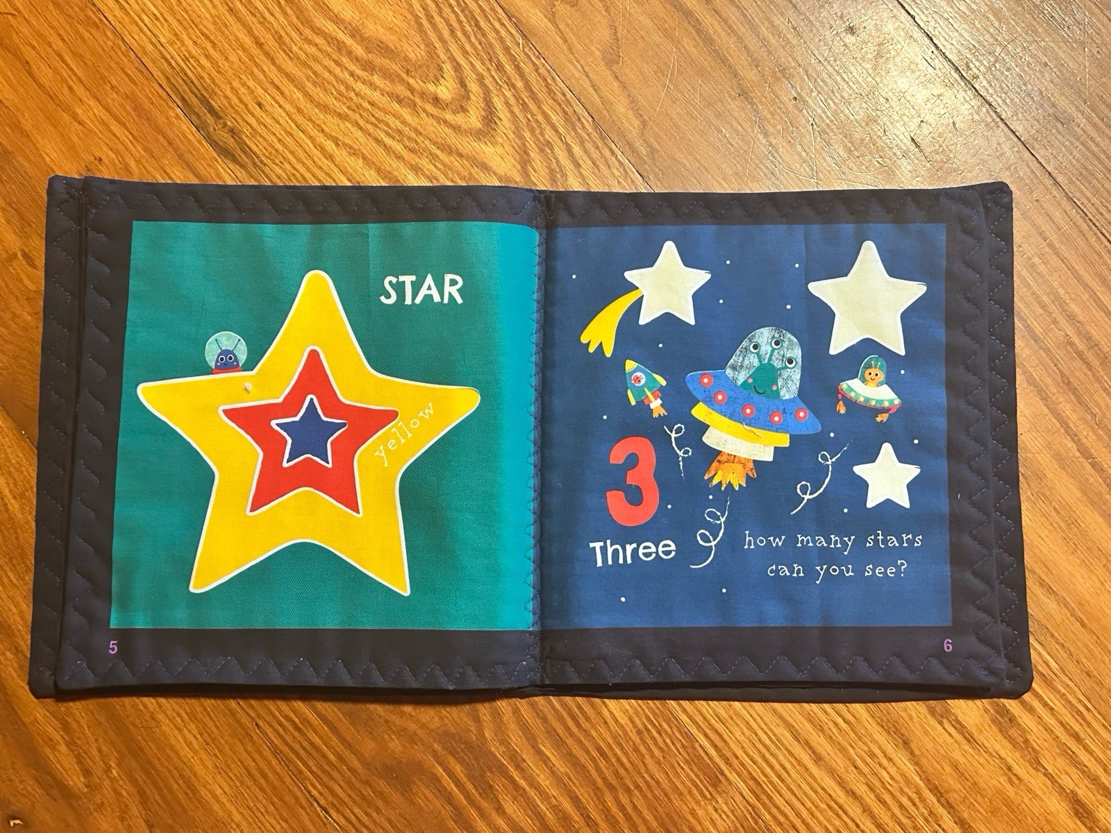 Space Counting Book of Shapes Soft Book for Toddlers And babies