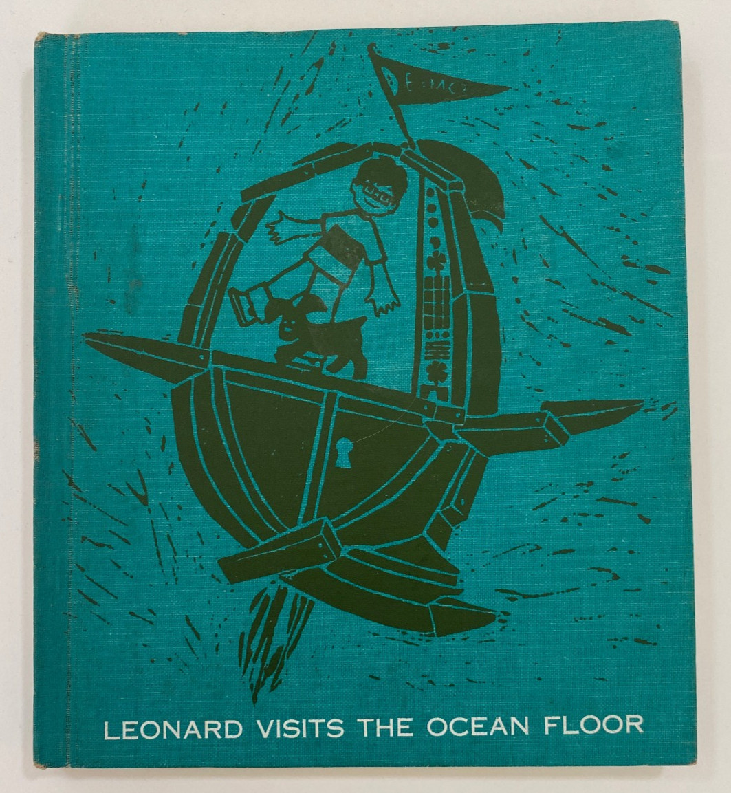 Leonard Visits the Ocean Floor – Gene Darby – Hardcover Book 1965 Marine Life