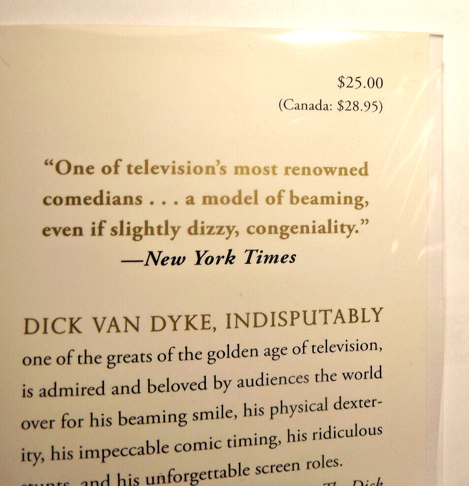My Lucky Life In & Out of Show Business by Dick Van Dyke (2011) HC.DJ. Signed BP