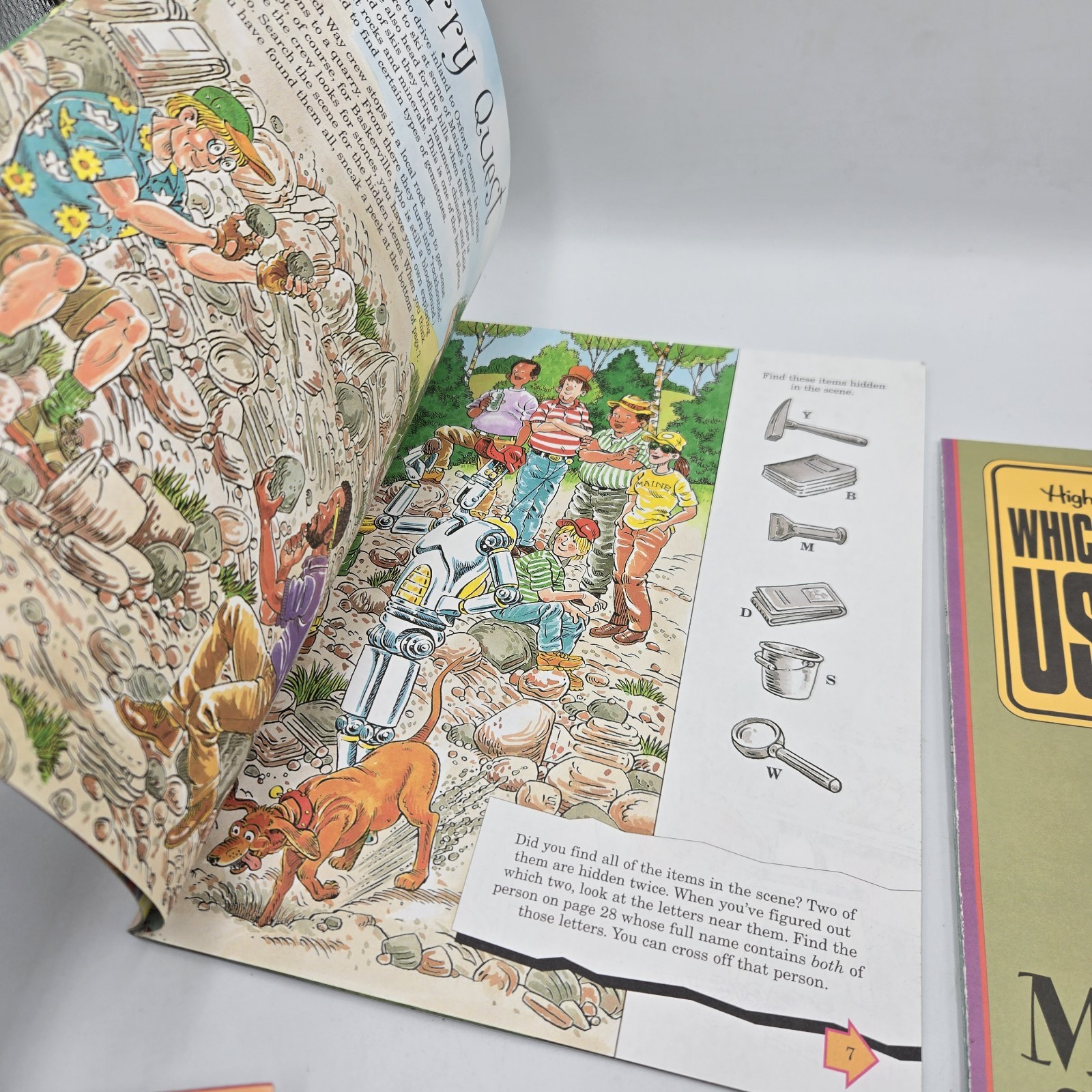 Highlights Which Way USA Maine Puzzle Book Fun Educational Activity New