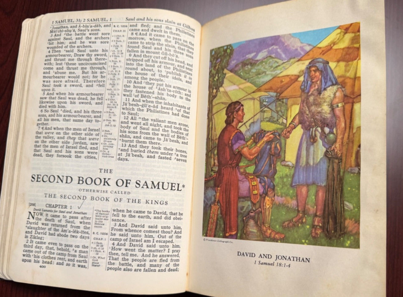 Vintage King James Bible Hardcover 1944 National Bible Press