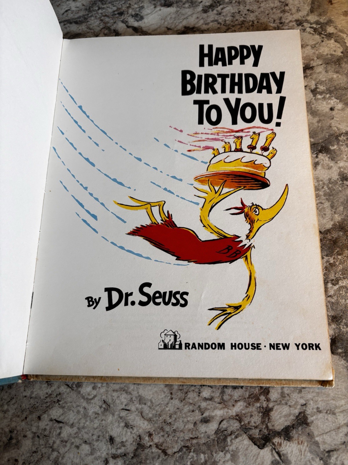 Dr. Seuss’s Happy Birthday To You 1959 Hardcover No Dust jacket Vintage Book Kid