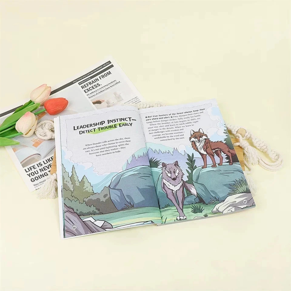 The Wolf Code Cultivate Wolf Spirit Growth Mindset Children’s Book English