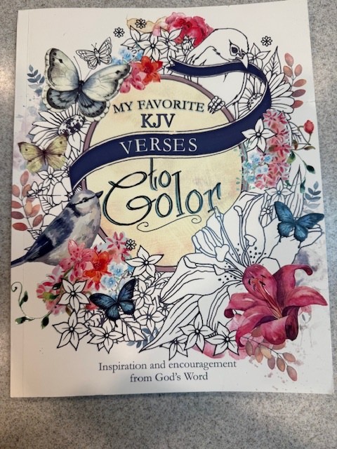 My Favorite KJV verses to Color adult coloring book; 60+ pages; inspiration