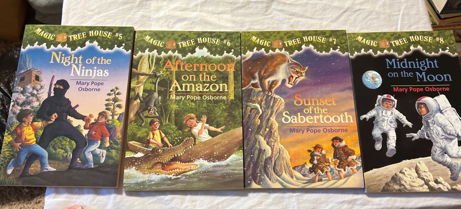 Magic Tree House Books 5–8 Box Set Mary Pope Osborne Paperback Kids