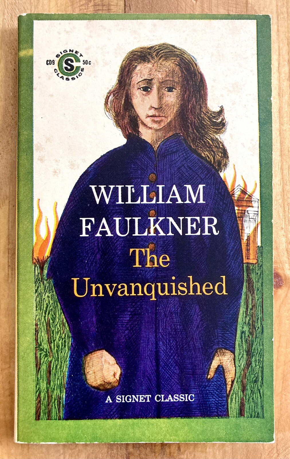 THE UNVANQUISHED by WILLIAM FAULKNER 1962 VINTAGE SIGNET PB BOOK CLASSIC NOVEL