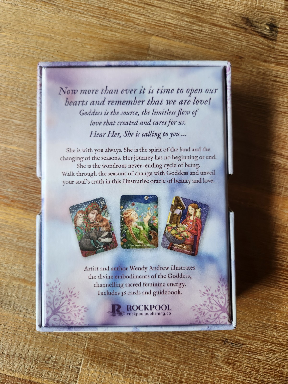 Goddess Love Oracle by Wendy Andrew (2021, Cards,Flash Cards)